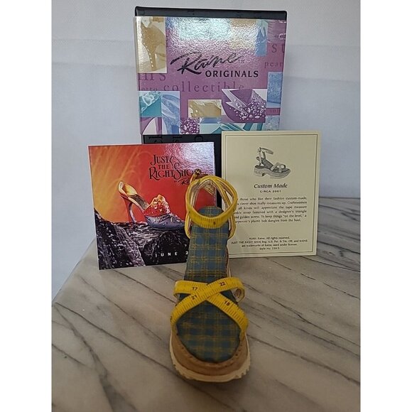 Just The Right Shoe 25115 Custom Made Miniature Resin Shoe by Raine 2001 - Picture 3 of 8